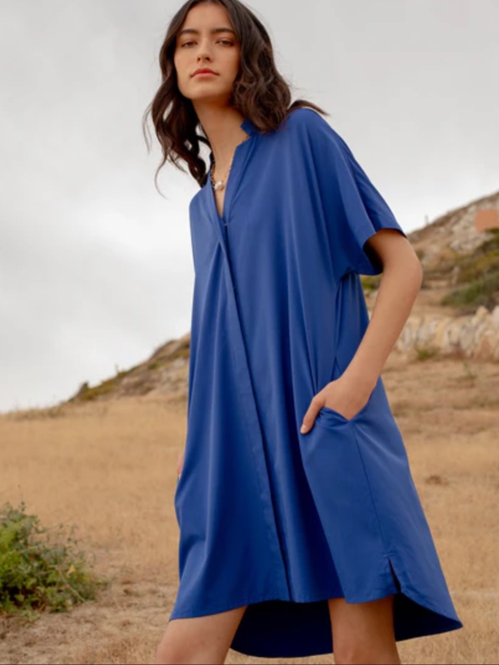 ADAY Anywhere Shirtdress